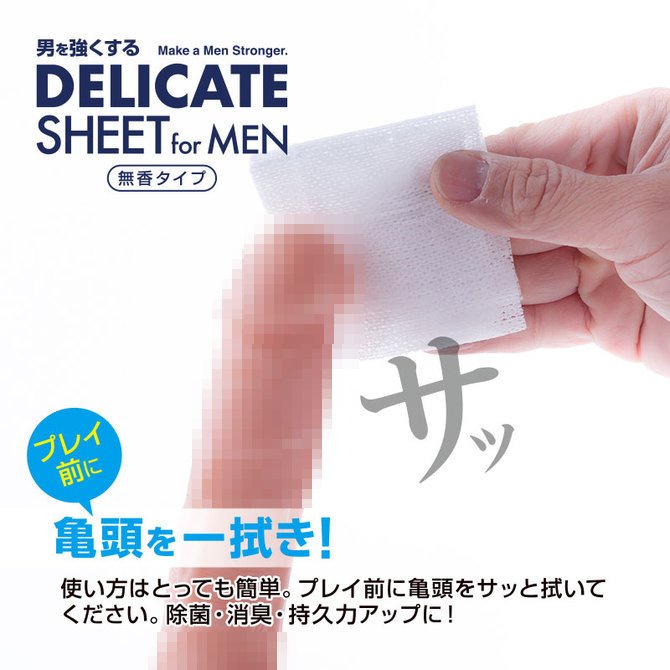 World Wellness DELICATE 男性專用濕紙巾 DELICATE SHEET for MEN