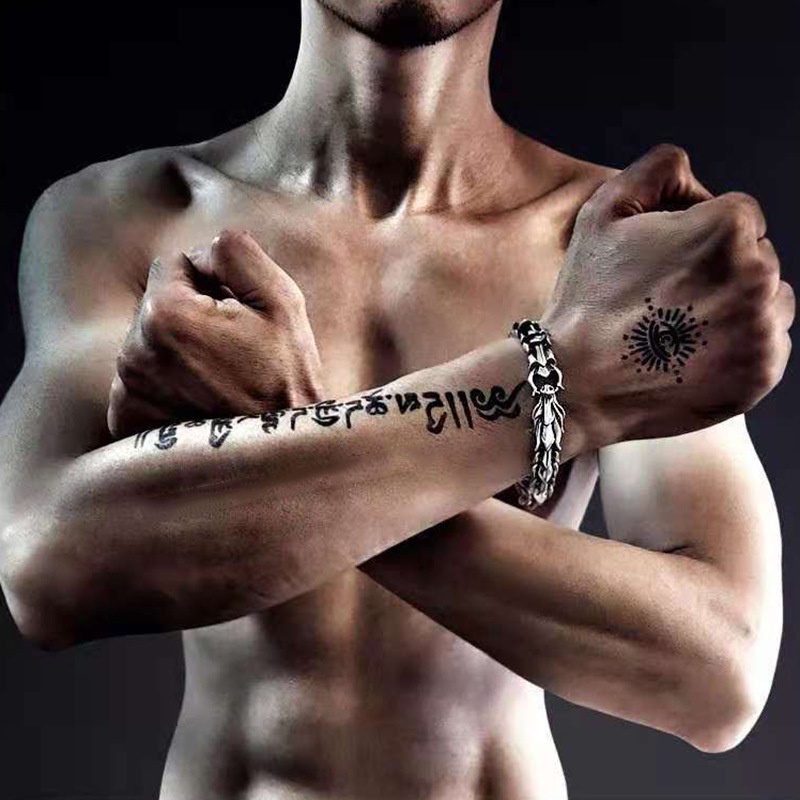 Bracciale osso di drago da uomo stile punk retro gioiello_voghion.com