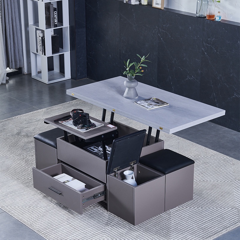 LEMON Coffee Table Lift Living Room Coffee Table Folding Telescopic Storage Tea Table