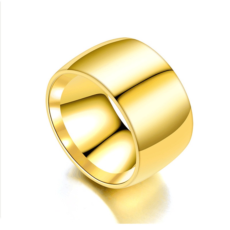 Titanium Steel Ring For Men Simple Glossy Design Jewellery_voghion.com