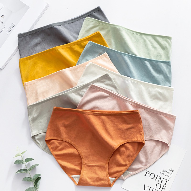 10 for $9.90] Seamless Ice Silk Panties Women Underwear Panty