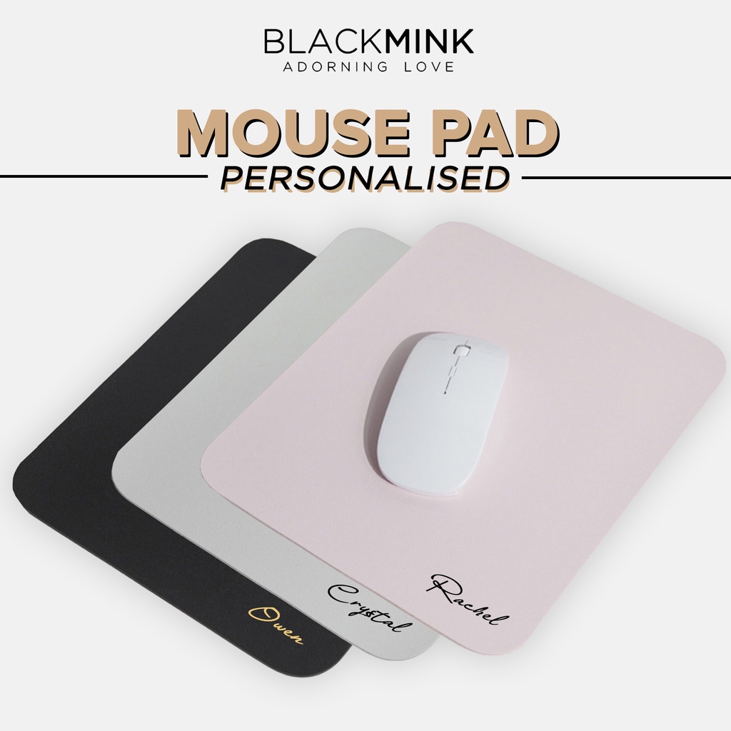 Personalised Mouse Pad | Premium PU Leather Mousepad | Xmas Christmas Gift | Mousepad | Farewell gift