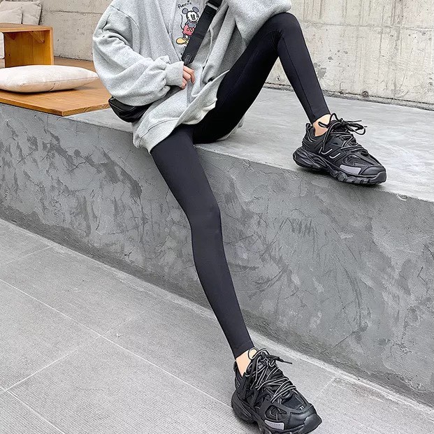 Bigsize Flared Leggings For Women With High Elastic Waistband 40kg