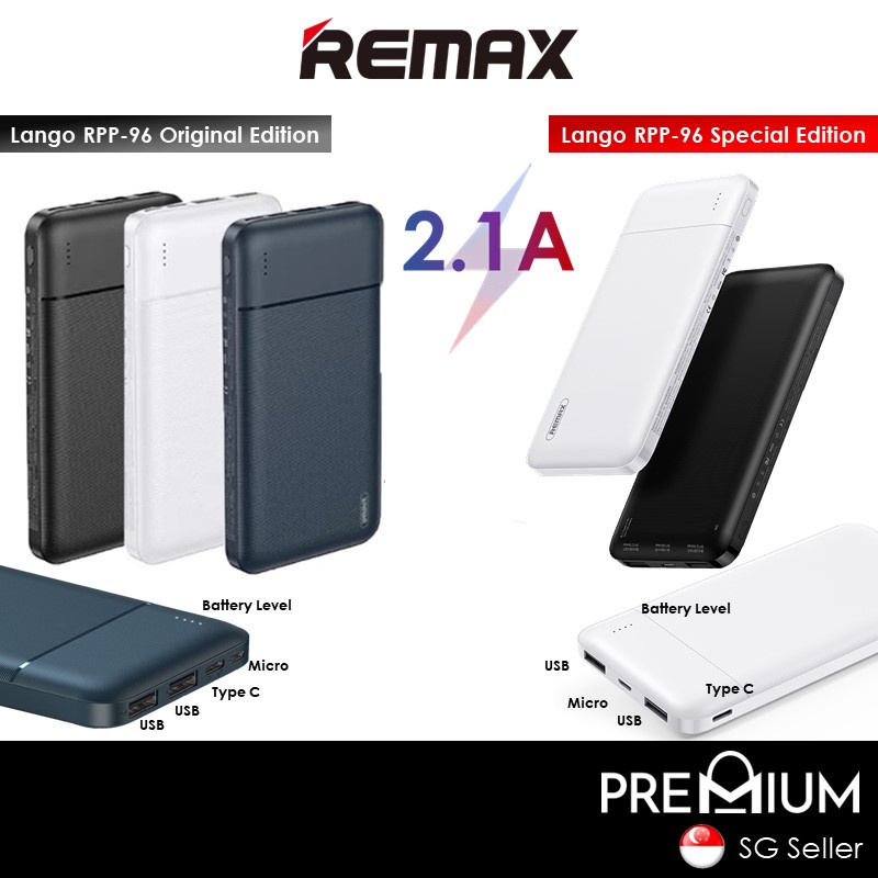 REMAX Lango 10000mAh 20000mAh 30000mAh 22.5W Power bank Powerbank Portable Slim Charge Charger Charging Battery