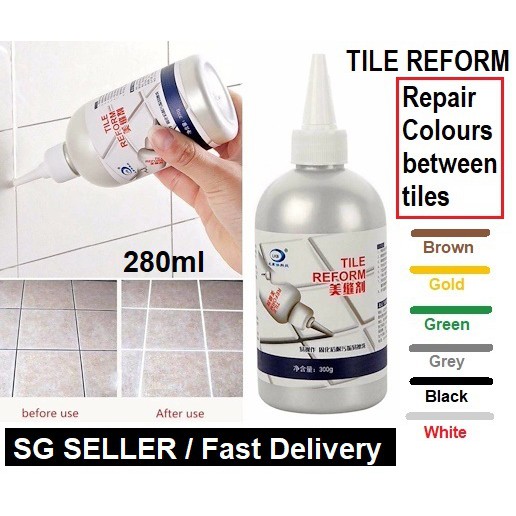 2024 GROUT FILLER CLEANER Tile reform 280ml Grouting Fix Waterproof patching agent Tile Ultimate Cleaning Stain Removal