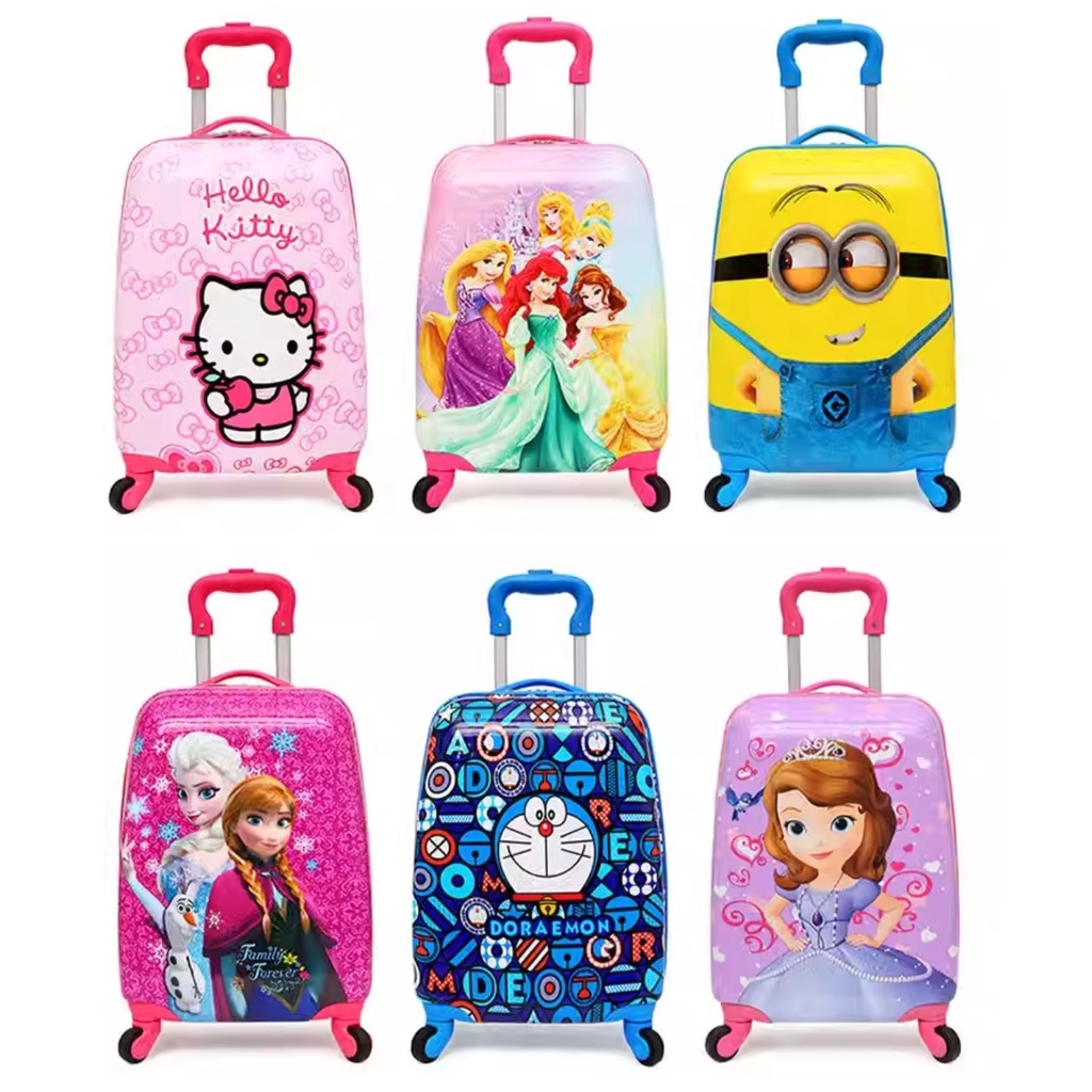 Kids Trolley Bag Hard Case SG Ready Stock