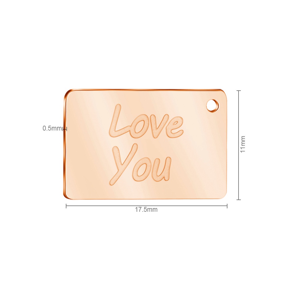 Envelope Locket Necklace Titanium Steel Love Message Pendant_voghion.com