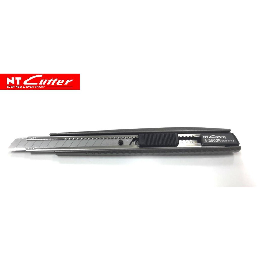 日本 NT Cutter A-300GRP 專業全金屬握柄美工刀 產品外觀與包裝