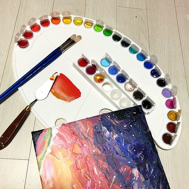 韓國抽換式調色盤 23色應用