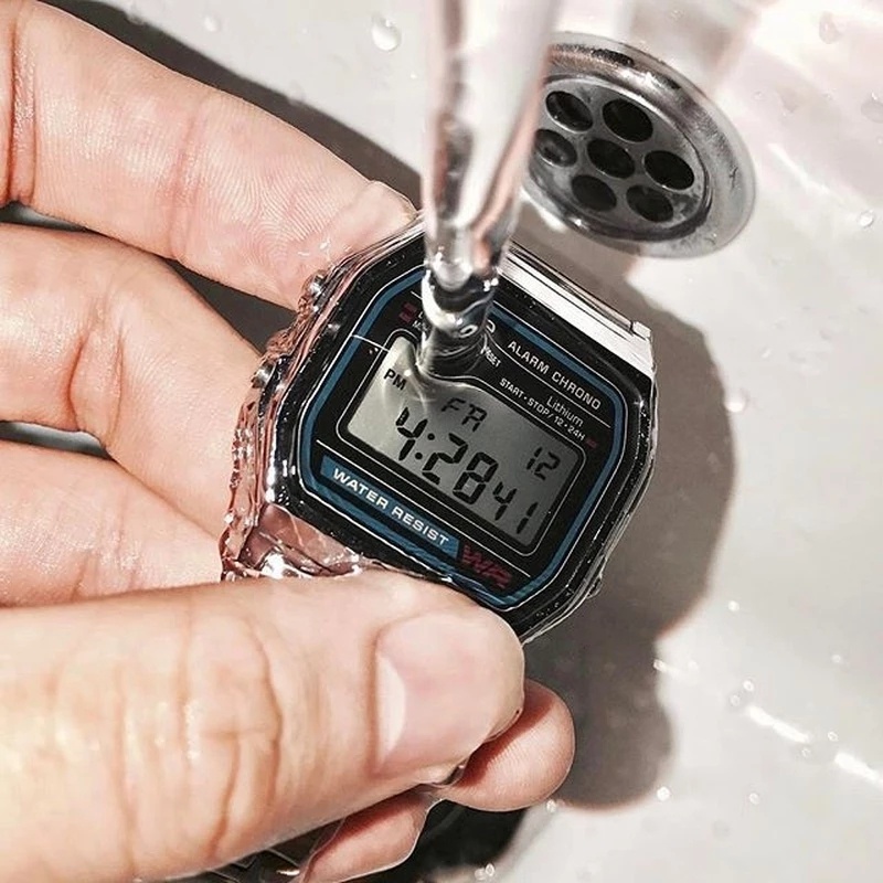 F91W Steel Wrist Watch/ Men Women Retro LED Electronic Digital Watch/Sport Military Chronograph Luxury Wrist Watch