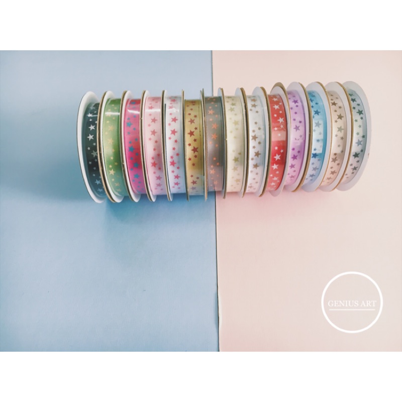 精緻星星緞帶產品圖片
