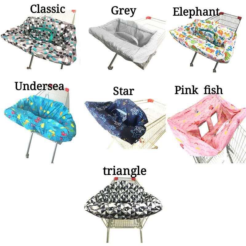 Baby High Chair Cover/ Shopping Cart Cover/ Trolley Cover Washable
