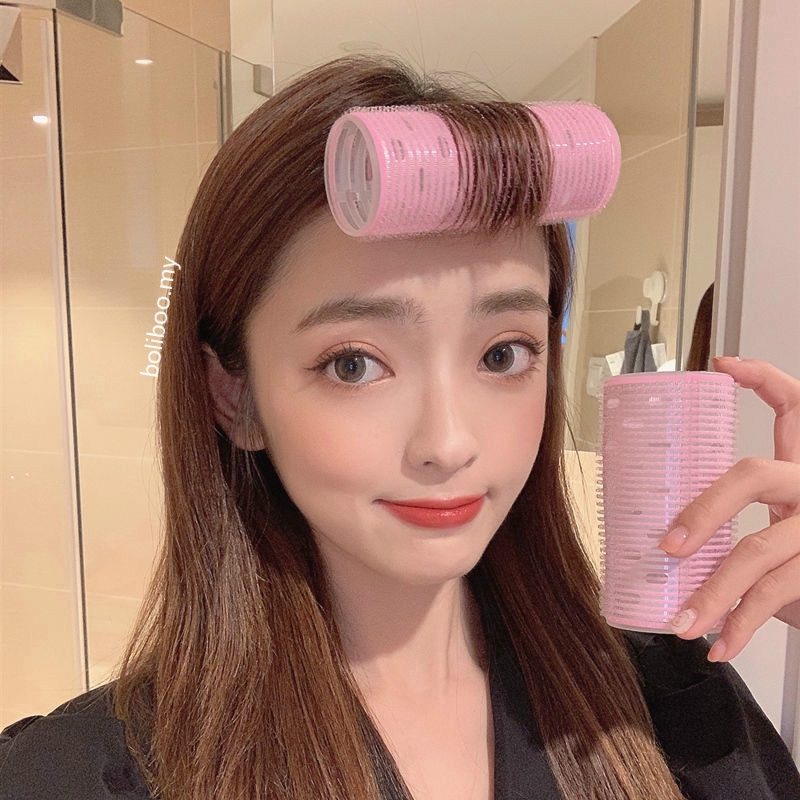 Korean Oversized Self-adhesive Hair Tail Buckle Inside Curler Lazy Air Bangs Fixed