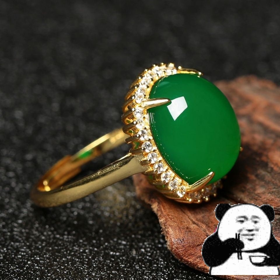 Collana con pendente in pietra verde e crisoprasio per donna_voghion.com