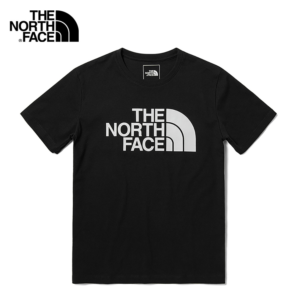 The North Face Women Short Sleeve Half Dome Cotton Tee [Asia Size] - AP TNF Black