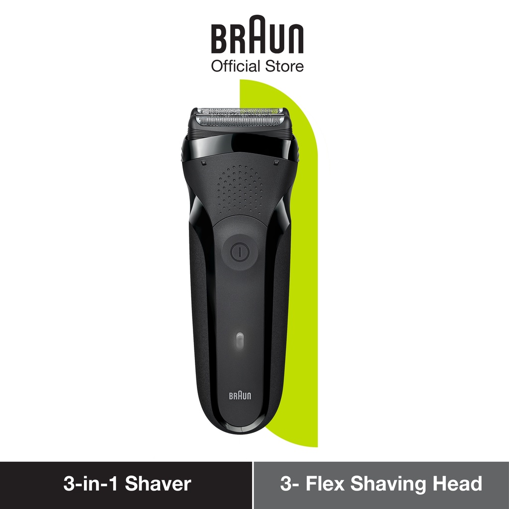 Braun Series 3 300s Electric Shaver for Men Rechargeable Electric Razor Black