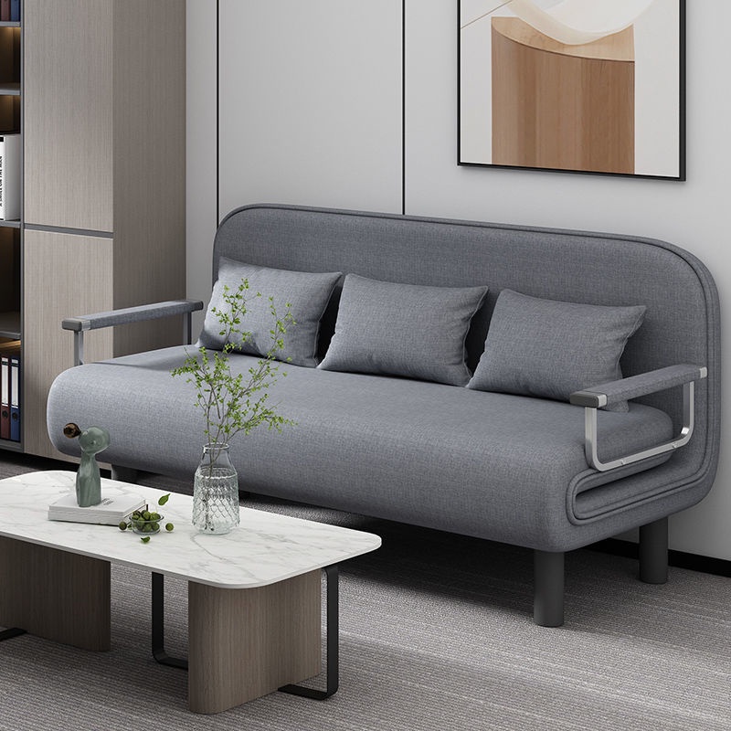 Sofa Bed Folding Living Room Multifunctional Dual-purpose Fabric Sofa Office Lunch Break Single Bed