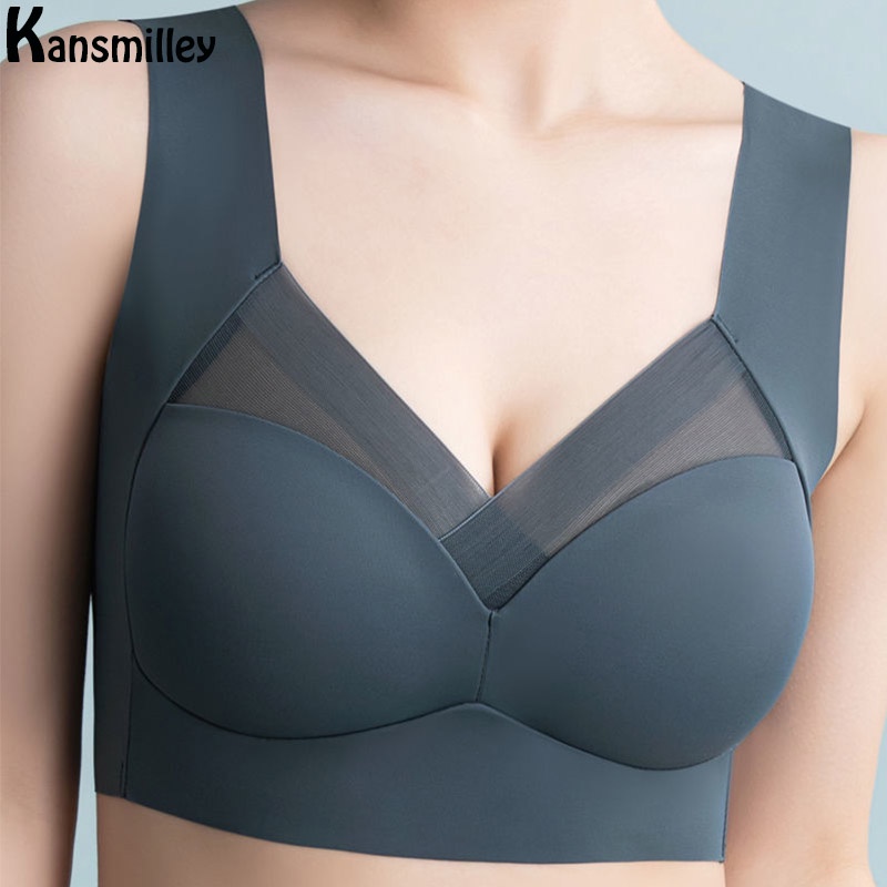 Kansmilley Plus Size Bra 3XL Tube Top Women Bra Beauty Back