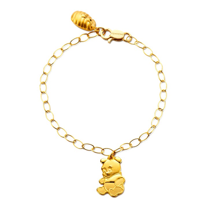 POH HENG JEWELLERY X Disney Baby Pooh Hunny Pot Bracelet