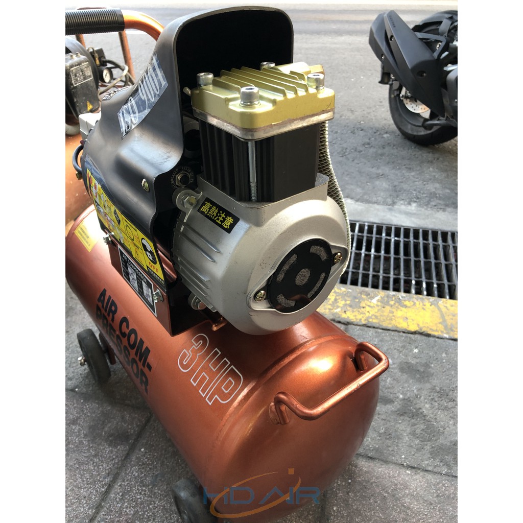 HD AIR無油式3馬25公升大排氣款式 空壓機 中桶輕量型  低耗電 免保養 台灣製造 商品圖片 2