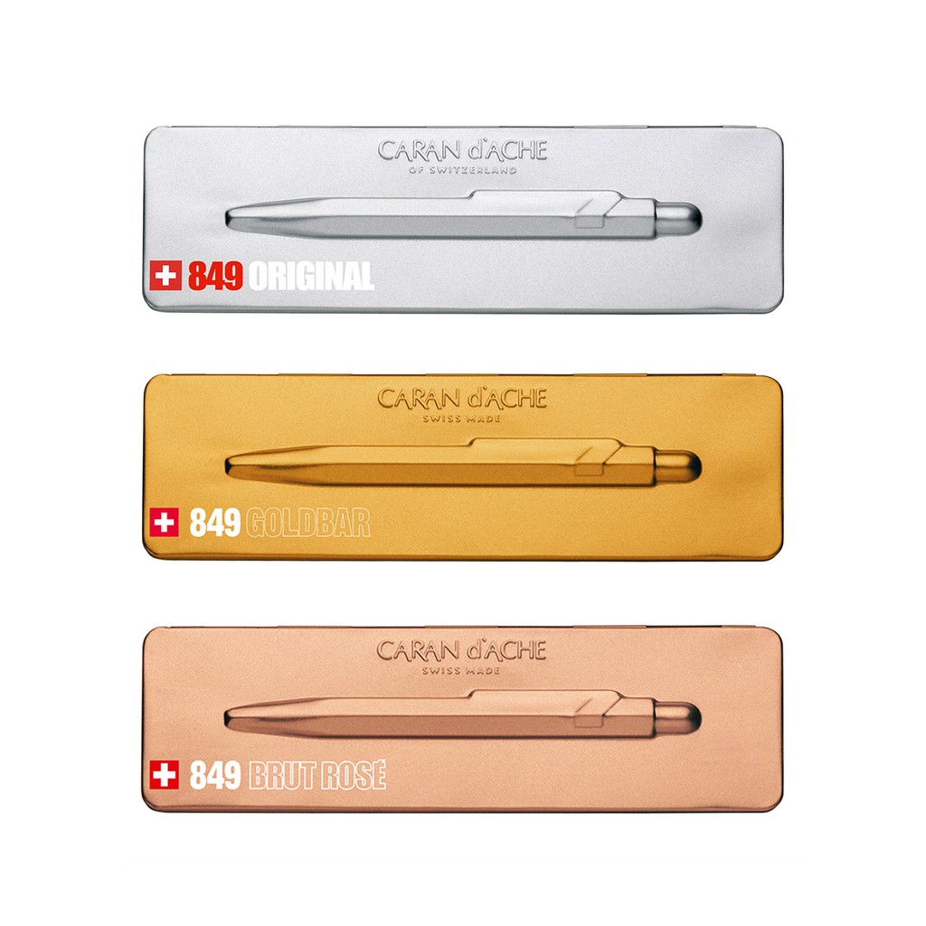 瑞士卡達 849 原子筆金屬盒組展示圖