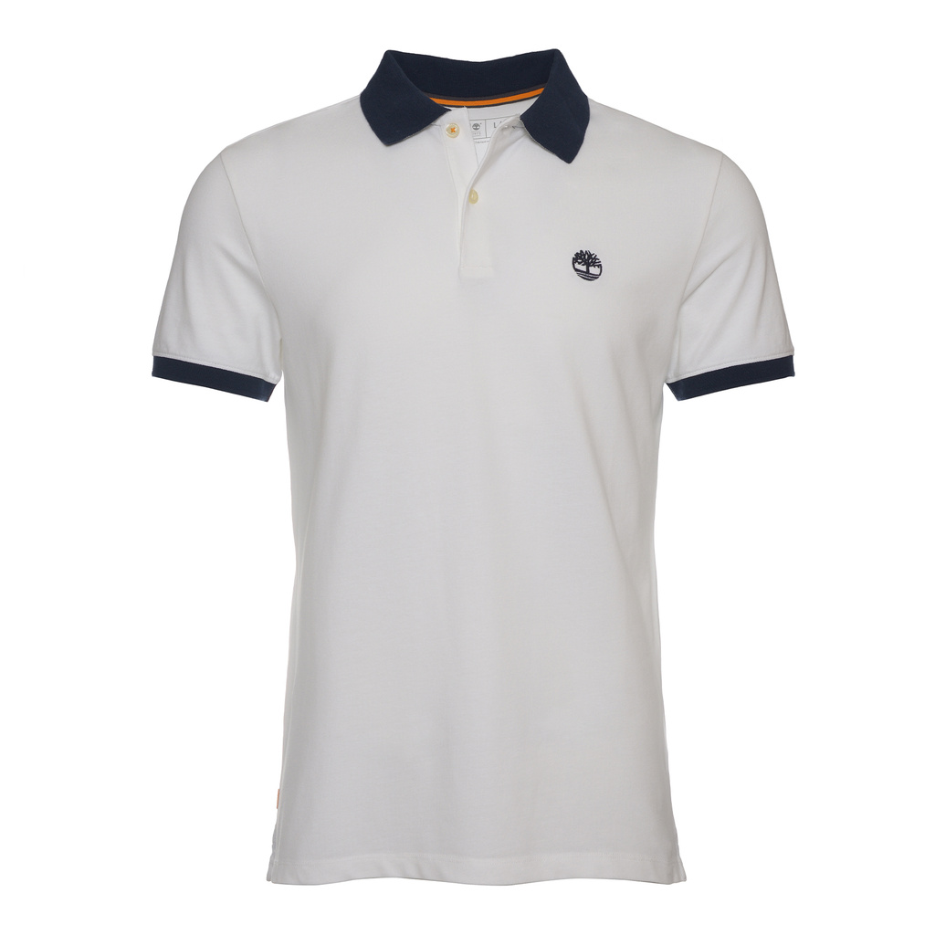 Timberland Tfo Ss Millers River Stretch Printed Pique Polo (Slim)