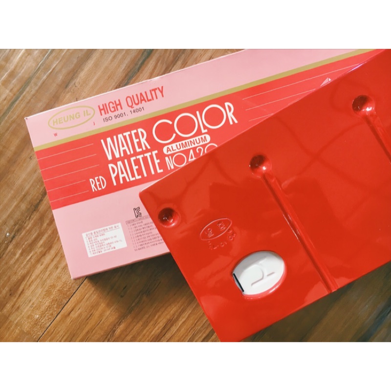 興一鋁製調色盤 NO.420 正面包裝展示