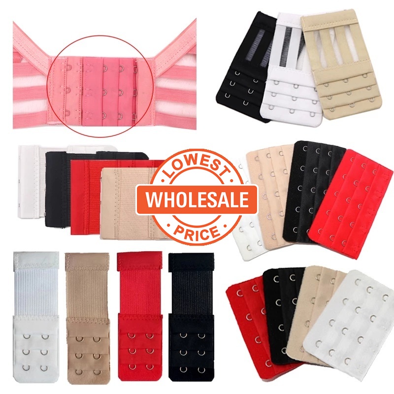 [Wholesale] Women Adjustable Stretchy Bra Extender Hook / 3 Rows 2/3/4 Hooks Maternity Underwear Strap Buckle / Brassiere Nylon Extension Belt Intimates Accessories