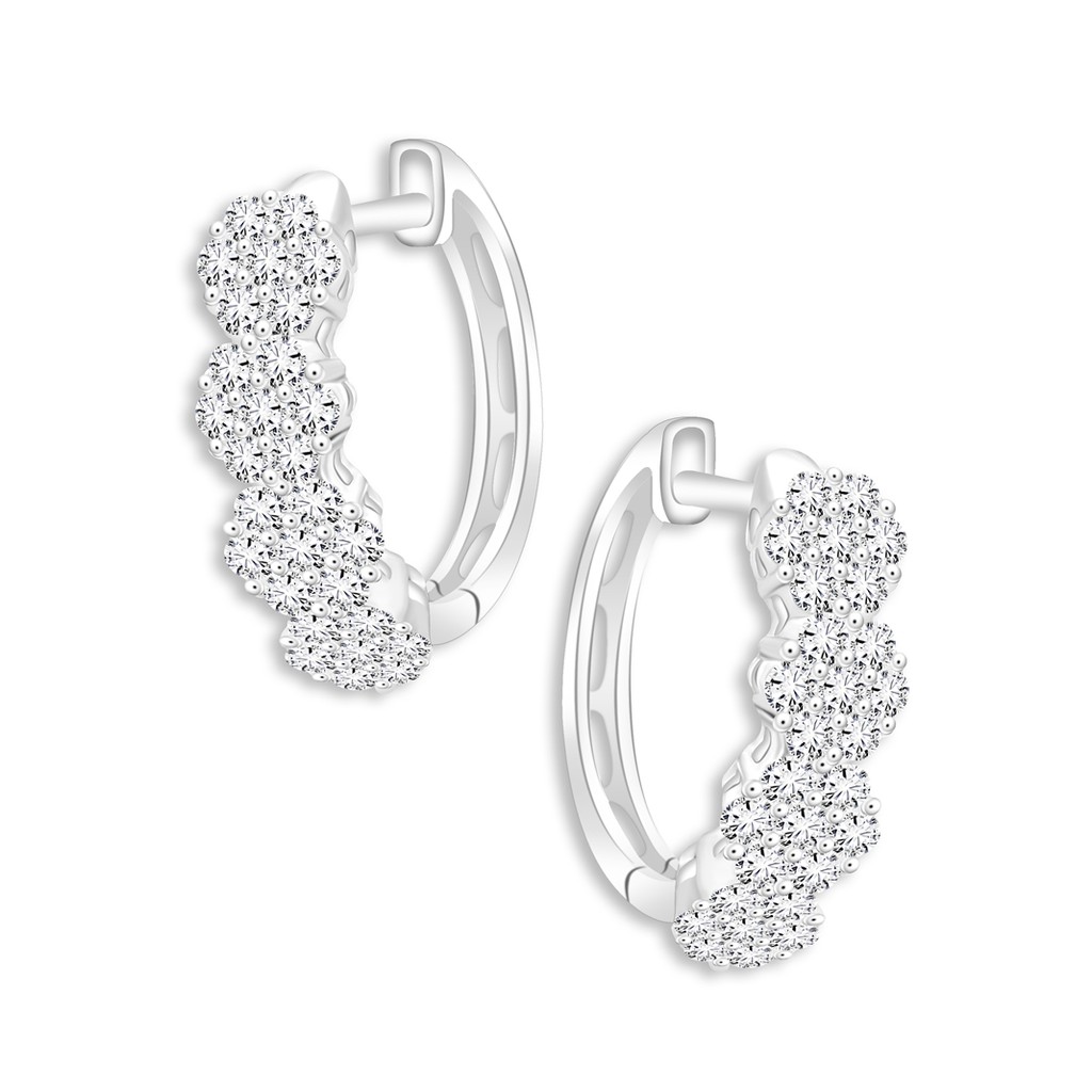 TAKA Jewellery Galaxe Diamond Earrings 18KW