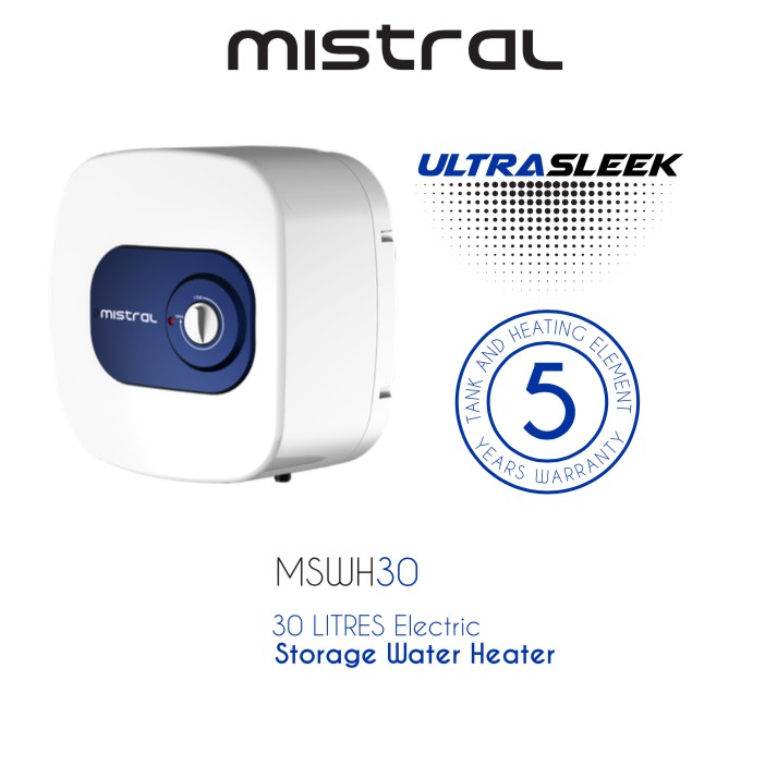 MISTRAL 30 L ELECTRIC STORAGE WATER HEATER MSWH30