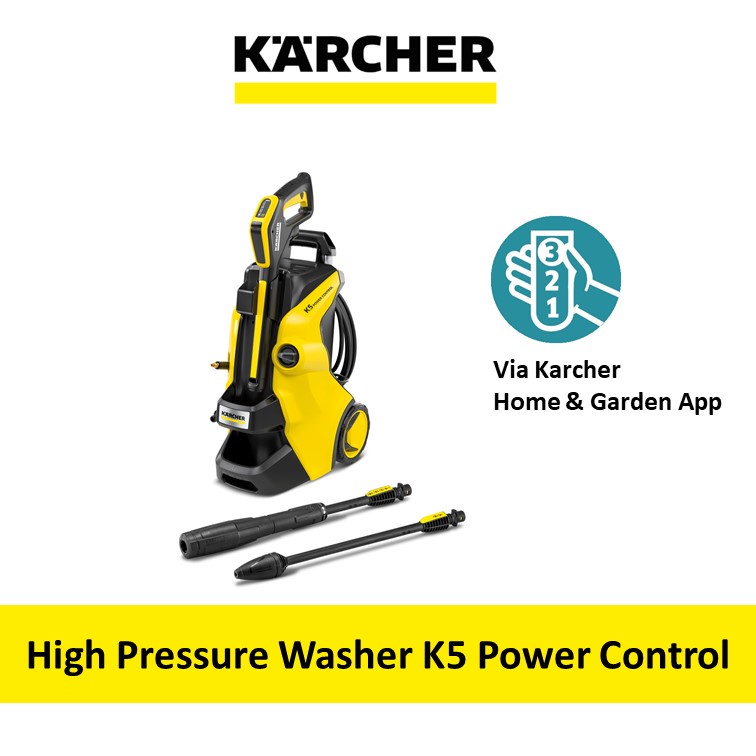 Karcher High Pressure Washer K5 Power Control 1.324-550.0 | with Karcher Home & Garden App