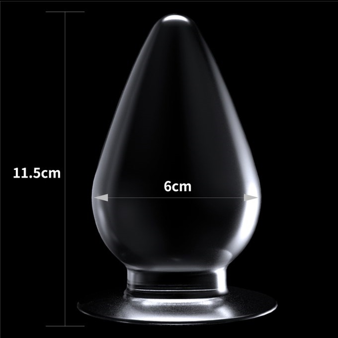 LOVETOY Flawless Clear Anal Plug 4.5