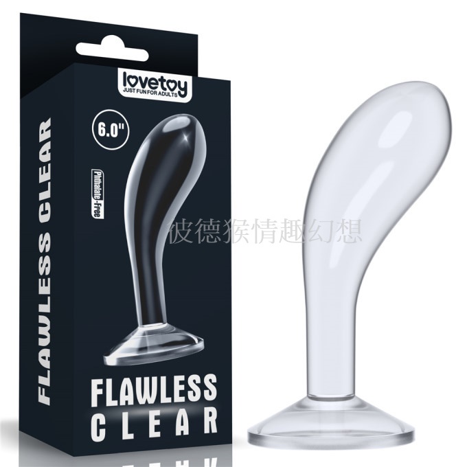 LOVETOY Flawless Clear Prostate Plug 6.0