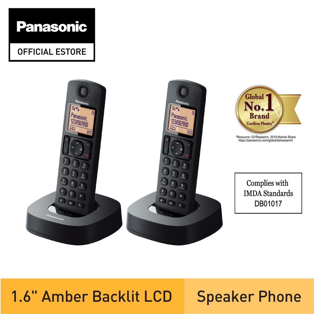 Panasonic Dect Digital Cordless Phone KX-TGC312CXB