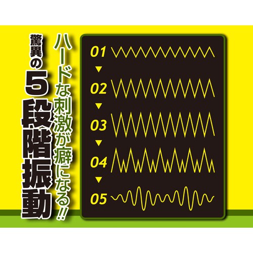 A-ONE 5頻震動渦卷形狀電動按摩棒【TYPE B】 前列腺按摩棒 ANASTICK BIG SILICONE 日本