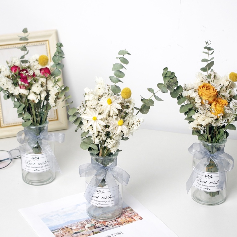 台灣現貨【玻璃花瓶】透明彩色造型花器 水培插花乾燥花永生花擺飾 多款多尺寸 萬聖節佈置