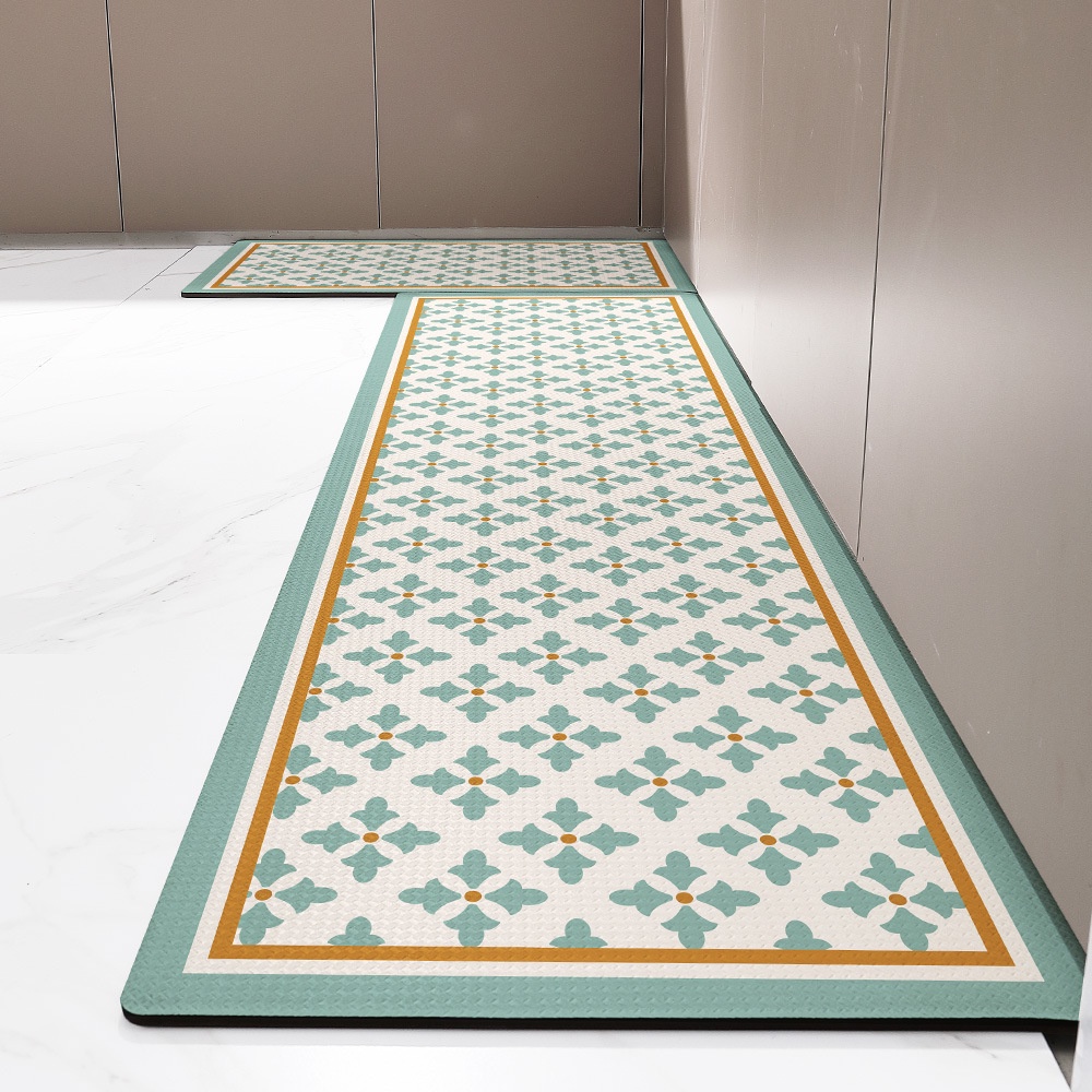 *SG SELLER* Kitchen PU Leather Non Slip Mat|Oil Proof Waterproof Kitchen AntiSlip Mat|Scratch Resistant