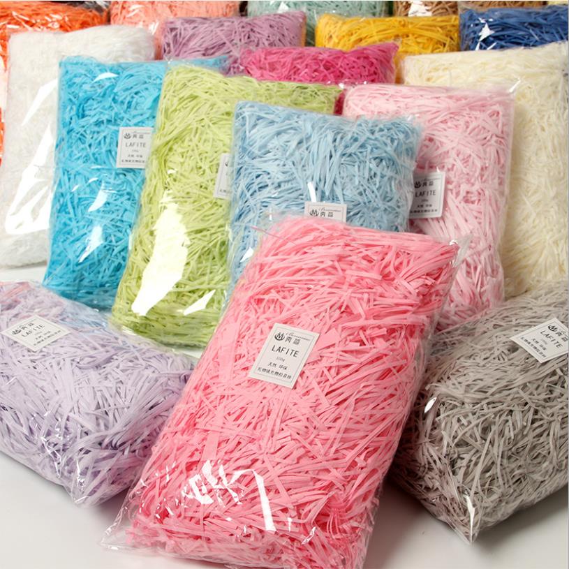 100g / 50g / 20g Gift box raffia filling shredded paper Decorative Filling Material Crinkle Paper Filler