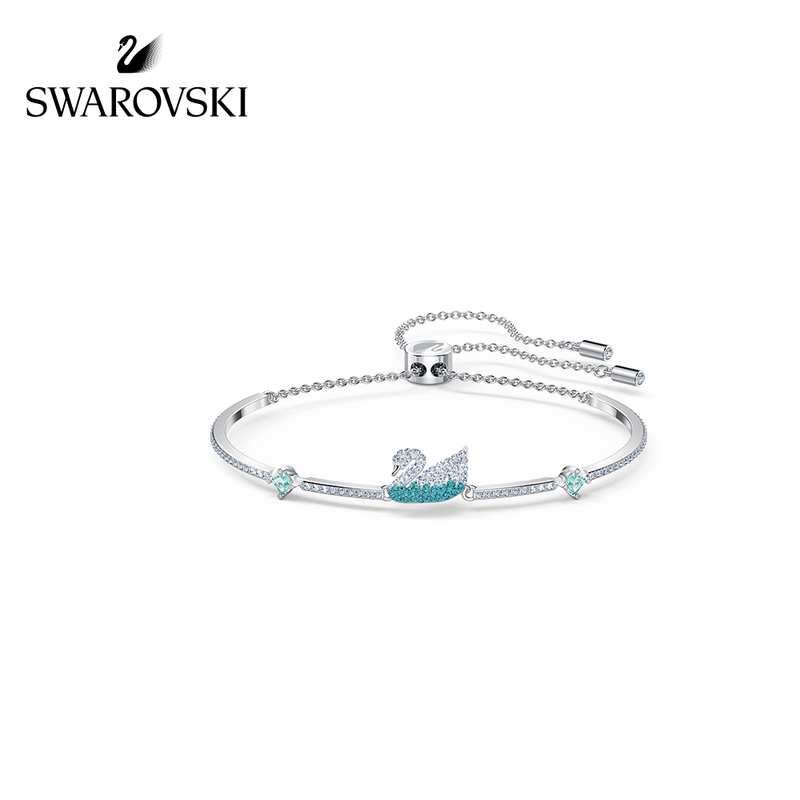 [Paragraph] Wang Yibo poster with original Swarovski blue swan ICONIC SWAN classic female bracelet beautifully packaged fresh and elegant