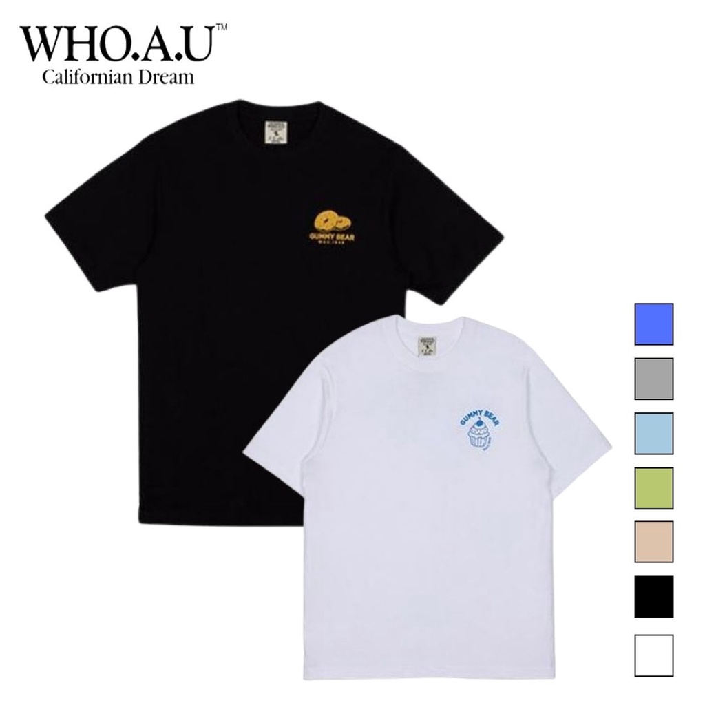[WHO.A.U] WAU 1849 Sweat Gummy Jelly Steve T Shirt