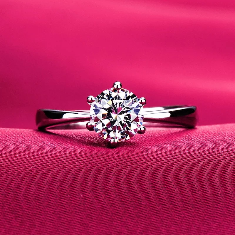 Fashion Zircon Wedding Ring Open Adjustable for Women Party Jewelry Accessories_voghion.com