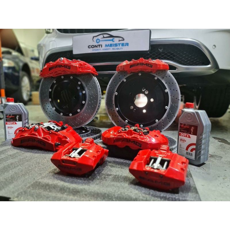 AMG Front+Rear 6-Pots Front 4-Pots Rear Big Brake Kit