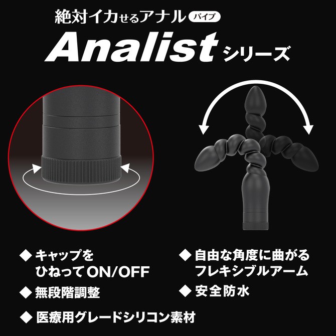 SSI JAPAN 日本原裝 アナリスト010  Analist010 Analist衝擊快感後庭G點震動按摩棒