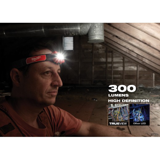 美沃奇 米沃奇 Milwaukee HL-LED 工作頭燈 頭燈 工作燈 燈具IP54防潑水 附電池 商品圖片 3