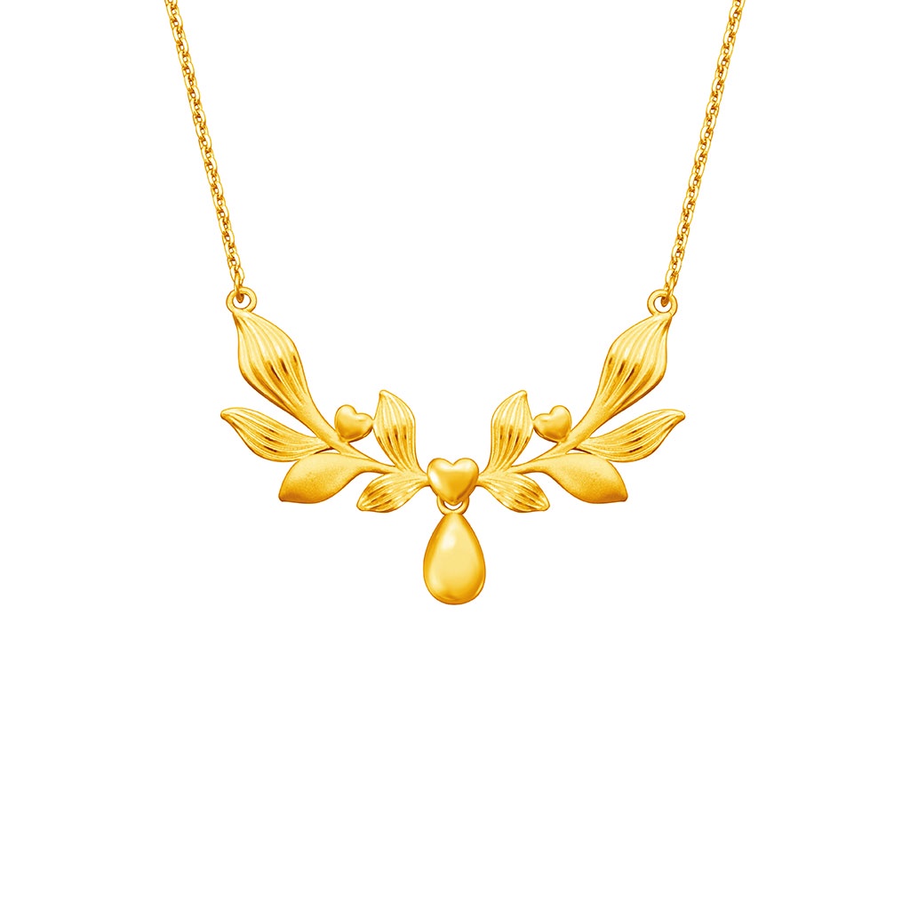 Citigems 999 Gold Eden Garden Necklace