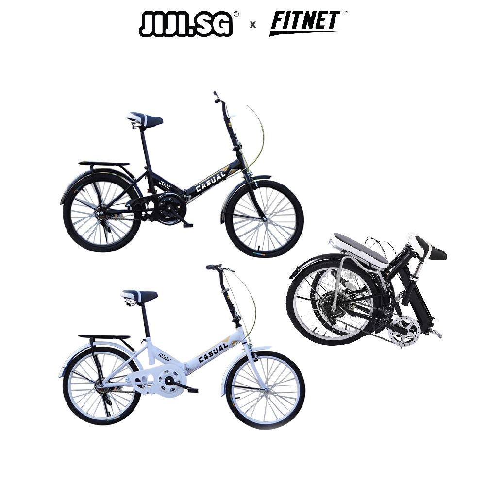 (JIJI.SG x FITNET) CASUAL BIKE 20 Inch (Free Installation) - Foldable Bicycle