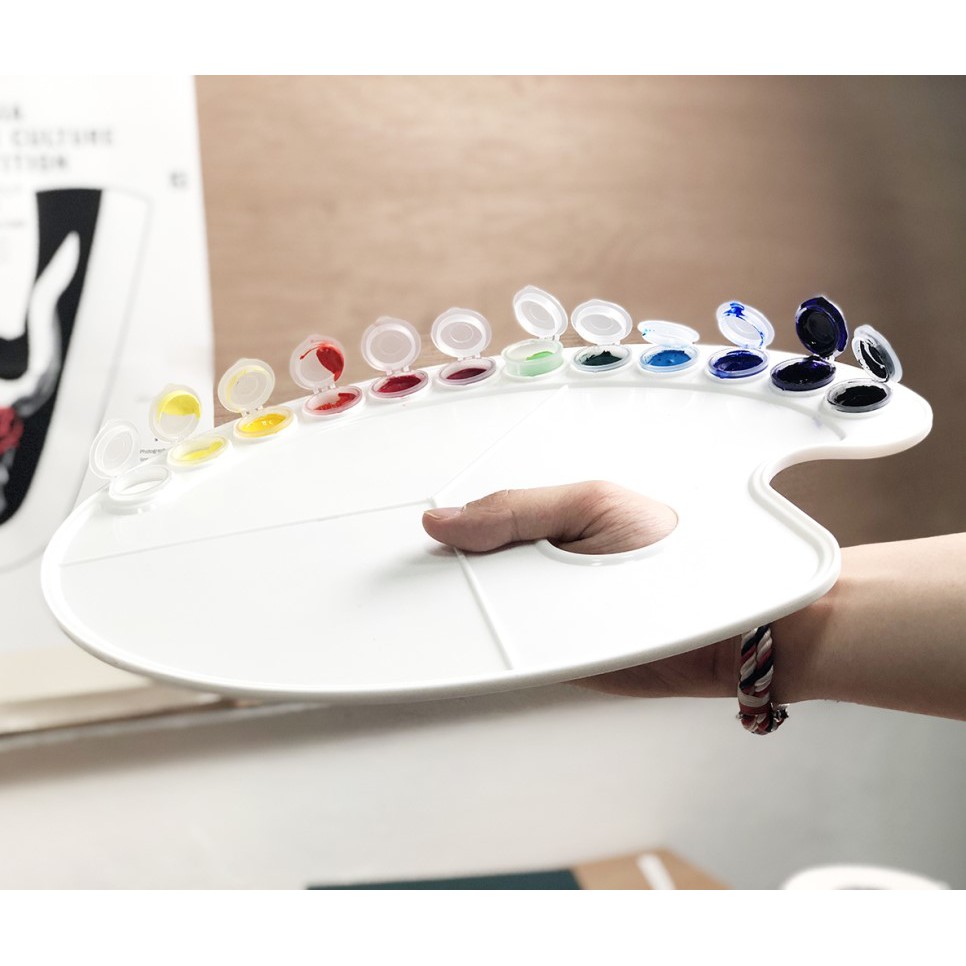 韓國抽換式調色盤 12色應用
