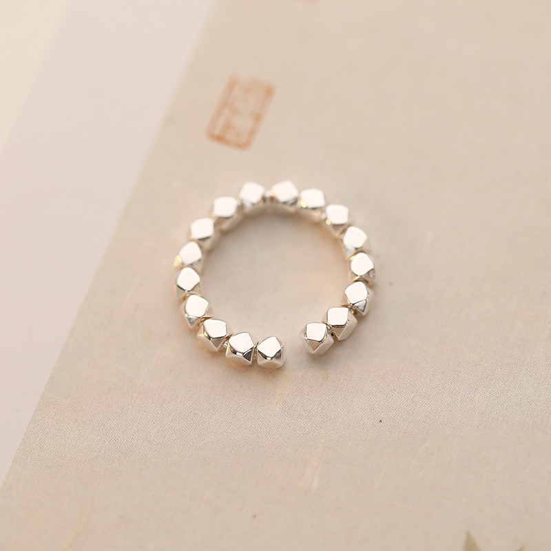 Anello geometrico placcato argento s925 anello aperto donna_voghion.com