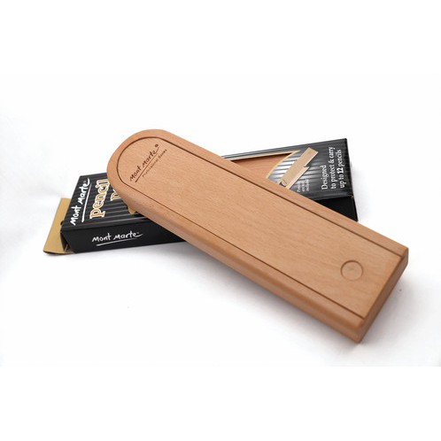 Mont Marte 櫸木實木筆盒