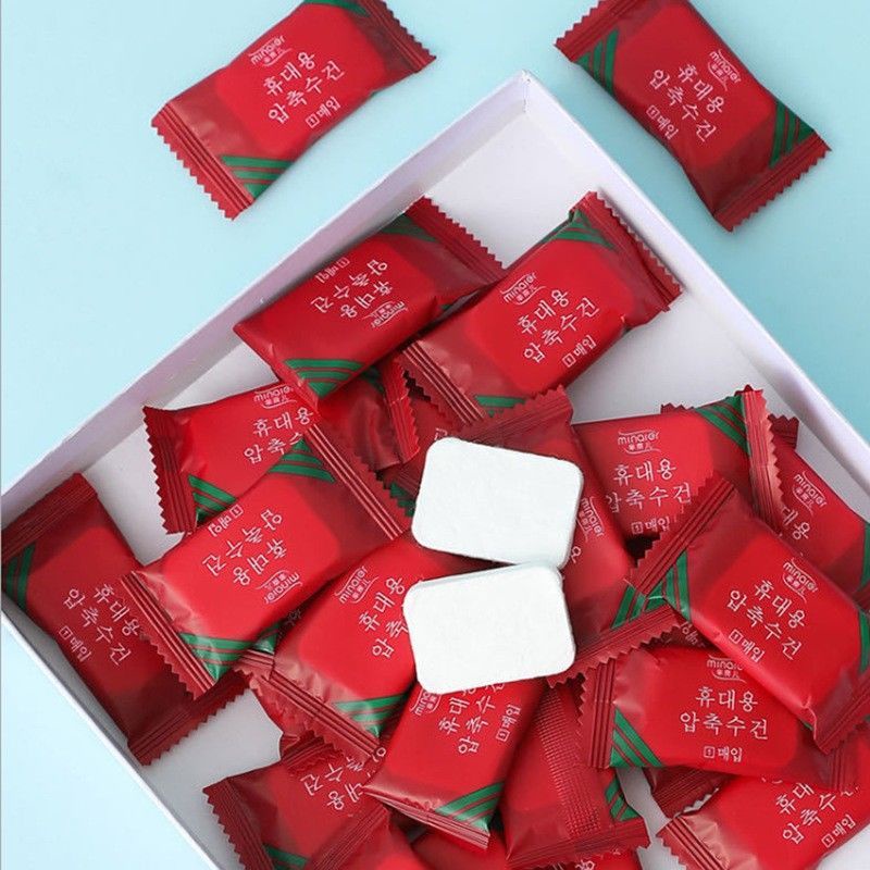 【熱銷】滿額贈  贈品（麻煩不要刪掉贈品哦）   壓縮毛巾一次性毛巾洗擦臉巾吸水不掉毛  乾濕兩用